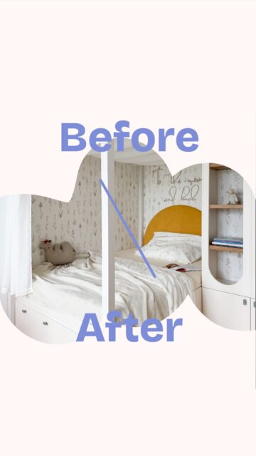 🌟 Nové before & after!

Pokojíček pro malou milovnici květin, motýlků a všeho, co roste na louce. 🌼🦋

Útulné místo pro hraní, tvoření, čtení i všechny malé velké dětské objevy. ✨

#littledesign #littledesigncz #detskypokoj #pokojicek #kidsinteriors